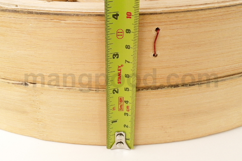 ความสูงเข่งติ่มซำไม้ไผ่ขนาดใหญ่ 18 นิ้ว (Dim Sum Bamboo Steamer Basket 18 Inches Height)